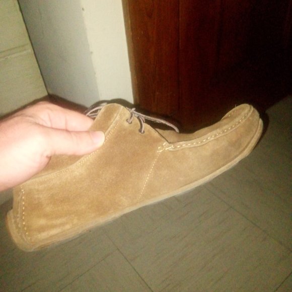 Zegna Casual Italian Suede Shoes (originally $1,000)